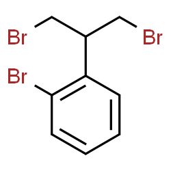 ChemSpider 2D Image | 1-Bromo-2-(1,3-dibromo-2-propanyl)benzene | C9H9Br3