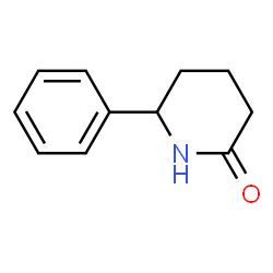 ChemSpider 2D Image | 6-Phenyl-2-piperidinone | C11H13NO