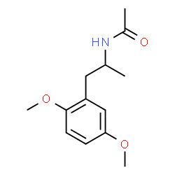 ChemSpider 2D Image | N-[1-(2,5-Dimethoxyphenyl)-2-propanyl]acetamide | C13H19NO3