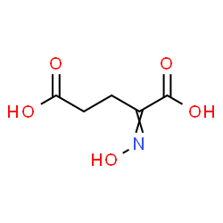 ChemSpider 2D Image | alpha-Ketoglutaric acid oxime | C5H7NO5