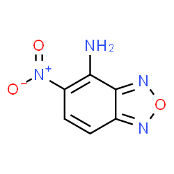ChemSpider 2D Image | Benzofurazan-4-amine, 5-nitro- | C6H4N4O3