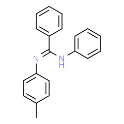 ChemSpider 2D Image | N'-(4-Methylphenyl)-N-phenylbenzenecarboximidamide | C20H18N2