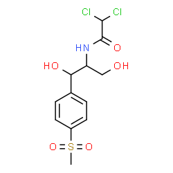ChemSpider 2D Image | racefenicol | C12H15Cl2NO5S