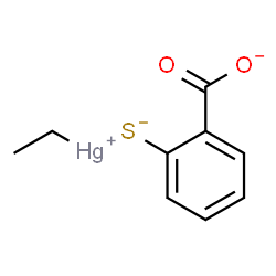 ChemSpider 2D Image | ethylmercury; 2-sulfidobenzoate | C9H9HgO2S