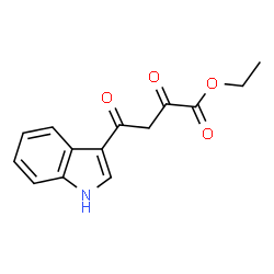 ChemSpider 2D Image | Ethyl 4-(1H-indol-3-yl)-2,4-dioxobutanoate | C14H13NO4