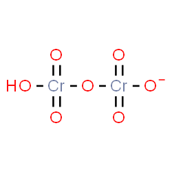 ChemSpider 2D Image | hydrogen dichromate | HCr2O7