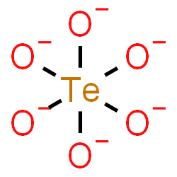 ChemSpider 2D Image | lambda~6~-Tellanehexaylhexaoxidanide | O6Te