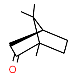 ChemSpider 2D Image | (4S)-1,7,7-Trimethylbicyclo[2.2.1]heptan-2-one | C10H16O