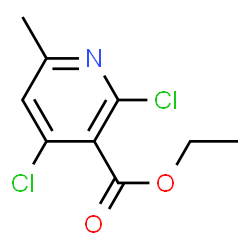 ChemSpider 2D Image | Ethyl 2,4-dichloro-6-methylnicotinate | C9H9Cl2NO2
