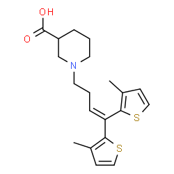 ChemSpider 2D Image | Tiagabine | C20H25NO2S2