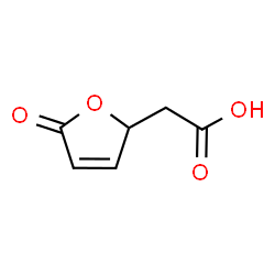 ChemSpider 2D Image | 2,5-Dihydro-5-oxo-2-furanacetic acid | C6H6O4