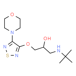 ChemSpider 2D Image | timolol | C13H24N4O3S
