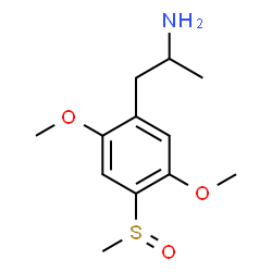ChemSpider 2D Image | 2,5-Dimethoxy-4-(methylthionyl)amphetamine | C12H19NO3S
