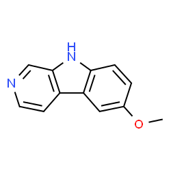 ChemSpider 2D Image | 6-Methoxy-9H-beta-carboline | C12H10N2O