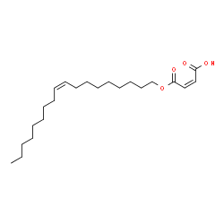 ChemSpider 2D Image | 1-(9Z)-9-Octadecen-1-yl (2Z)-2-butenedioate | C22H38O4