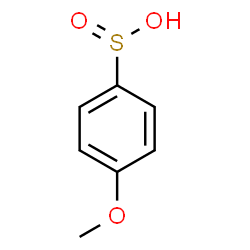 ChemSpider 2D Image | 4-Methoxybenzenesulfinic acid | C7H8O3S