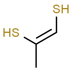 ChemSpider 2D Image | (1Z)-1-Propene-1,2-dithiol | C3H6S2