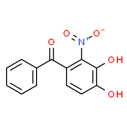 ChemSpider 2D Image | 3,4-dihydroxy-2-nitrobenzophenone | C13H9NO5
