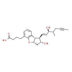 ChemSpider 2D Image | Beraprost | C24H30O5