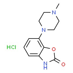 ChemSpider 2D Image | Pardoprunox hydrochloride | C12H16ClN3O2