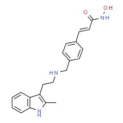 ChemSpider 2D Image | Panobinostat | C21H23N3O2
