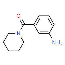 ChemSpider 2D Image | 3-(1-piperidinylcarbonyl)aniline | C12H16N2O