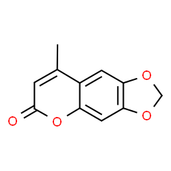 ChemSpider 2D Image | 4-Methyl-6,7-methylenedioxycoumarin | C11H8O4