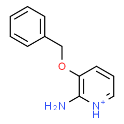 ChemSpider 2D Image | 2-Amino-3-(benzyloxy)pyridinium | C12H13N2O