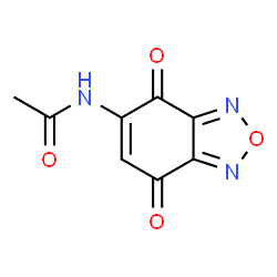 ChemSpider 2D Image | N-(4,7-Dioxo-4,7-dihydro-2,1,3-benzoxadiazol-5-yl)acetamide | C8H5N3O4