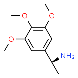 ChemSpider 2D Image | (1S)-1-(3,4,5-Trimethoxyphenyl)ethanamine | C11H17NO3