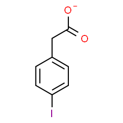 ChemSpider 2D Image | (4-Iodophenyl)acetate | C8H6IO2