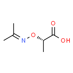 ChemSpider 2D Image | (2S)-2-[(Isopropylideneamino)oxy]propanoic acid | C6H11NO3
