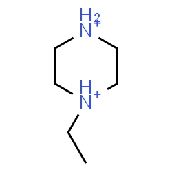 ChemSpider 2D Image | 1-Ethylpiperazinediium | C6H16N2