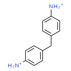 ChemSpider 2D Image | 4,4'-Methylenedianilinium | C13H16N2