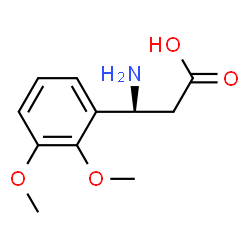 ChemSpider 2D Image | (3S)-3-Amino-3-(2,3-dimethoxyphenyl)propanoic acid | C11H15NO4