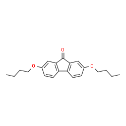 ChemSpider 2D Image | 2,7-Dibutoxy-fluoren-9-one | C21H24O3