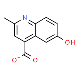 ChemSpider 2D Image | 6-Hydroxy-2-methyl-4-quinolinecarboxylate | C11H8NO3