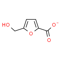 ChemSpider 2D Image | 5-Hydroxymethyl-2-furoate | C6H5O4