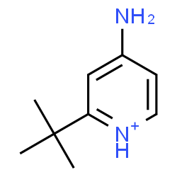 ChemSpider 2D Image | 4-Amino-2-(2-methyl-2-propanyl)pyridinium | C9H15N2