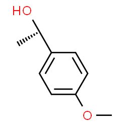 ChemSpider 2D Image | (S)-1-(4-Methoxyphenyl)ethanol | C9H12O2