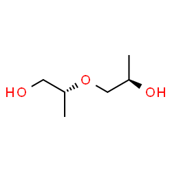 ChemSpider 2D Image | (2R)-2-[(2R)-2-Hydroxypropoxy]-1-propanol | C6H14O3
