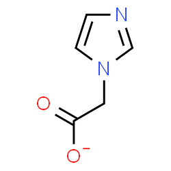 ChemSpider 2D Image | 1H-Imidazol-1-ylacetate | C5H5N2O2