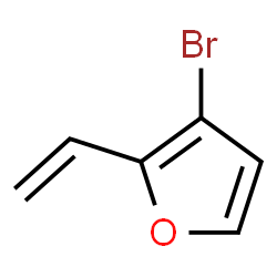 ChemSpider 2D Image | 3-Bromo-2-vinylfuran | C6H5BrO