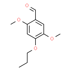 ChemSpider 2D Image | 2,5-Dimethoxy-4-propoxybenzaldehyde | C12H16O4