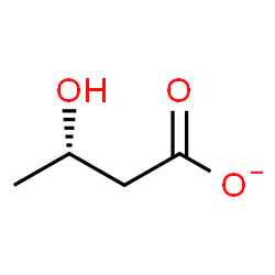 ChemSpider 2D Image | (3S)-3-Hydroxybutanoate | C4H7O3