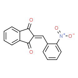 ChemSpider 2D Image | 2-(2-Nitro-benzylidene)-indan-1,3-dione | C16H9NO4