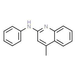 ChemSpider 2D Image | 4-Methyl-N-phenyl-2-quinolinamine | C16H14N2