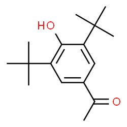 ChemSpider 2D Image | 3,5-DI-TERT-BUTYL-4-HYDROXYACETOPHENONE | C16H24O2