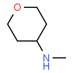 ChemSpider 2D Image | N-Methyltetrahydro-2H-pyran-4-amine | C6H13NO