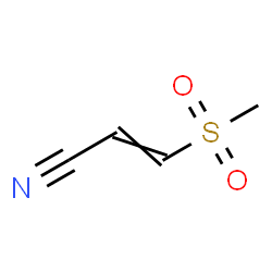 ChemSpider 2D Image | 3-(Methylsulfonyl)acrylonitrile | C4H5NO2S